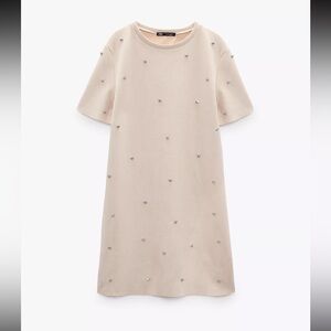Faux Suede Bedazzled Zara Dress - XL